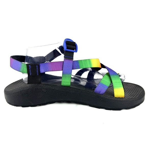 Mens Chaco 11 Z/Cloud 2 Sandals Pride Rainbow Multicolor Hiking Adjustable USA - Picture 4 of 11